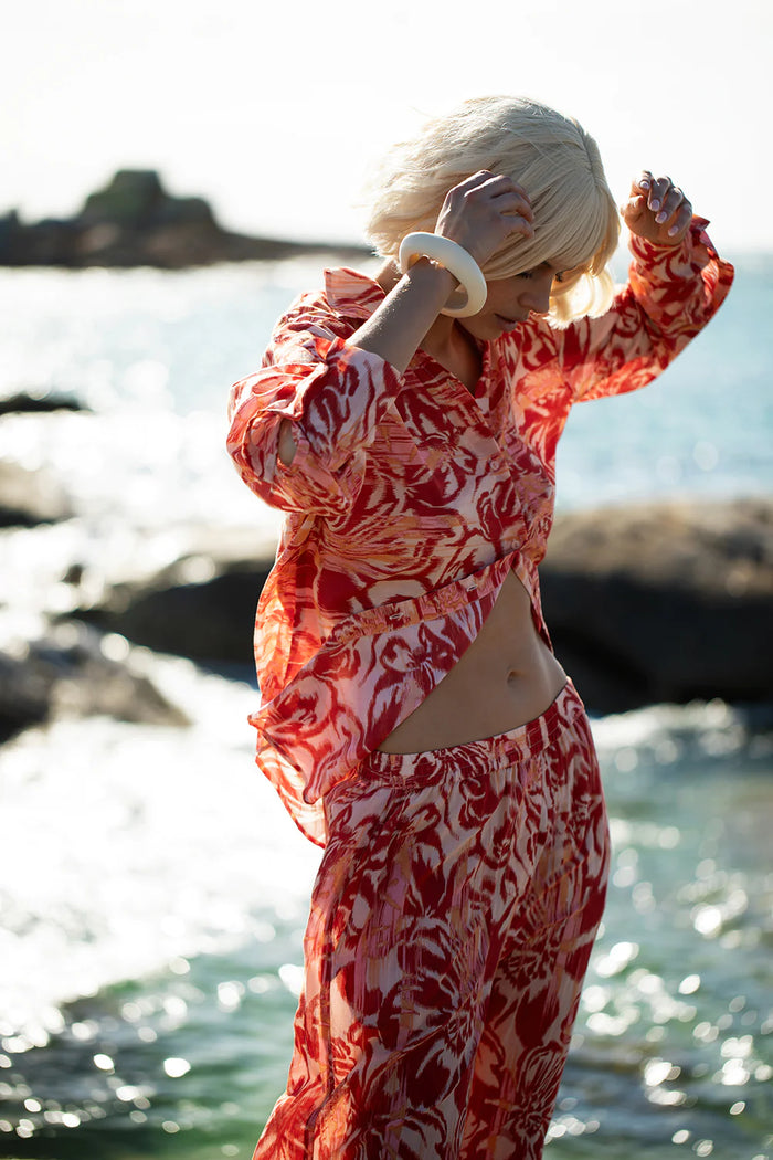 Claudia Shirt-Procida/Sushi Voile - Fiesta