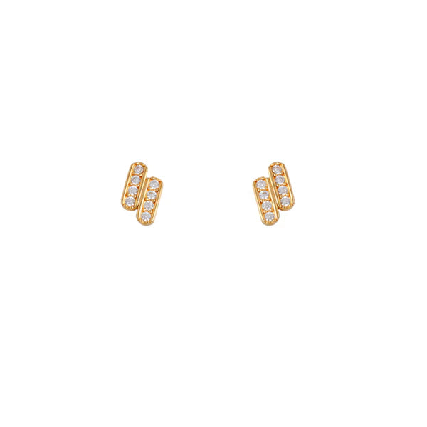 Lumi Stud Earrings - Gold
