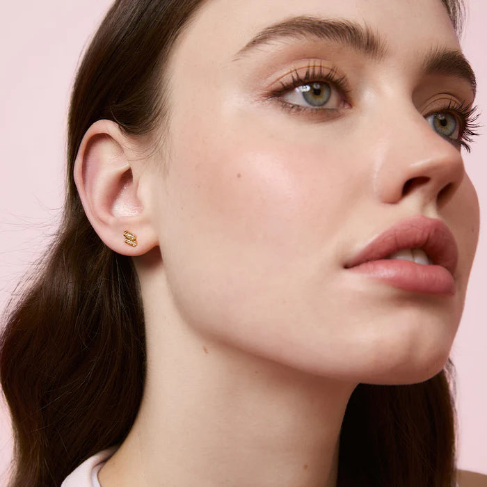 Lumi Stud Earrings - Gold