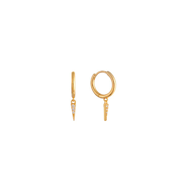 Lyla Huggie Earrings - Gold