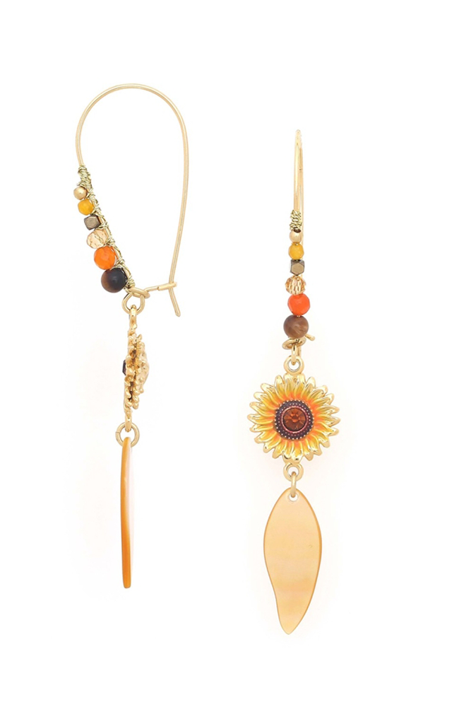 SUNNY Woven Medium Hook Earrings