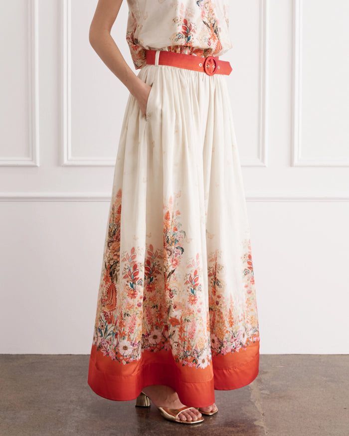 Lily Maxi Skirt - Multi