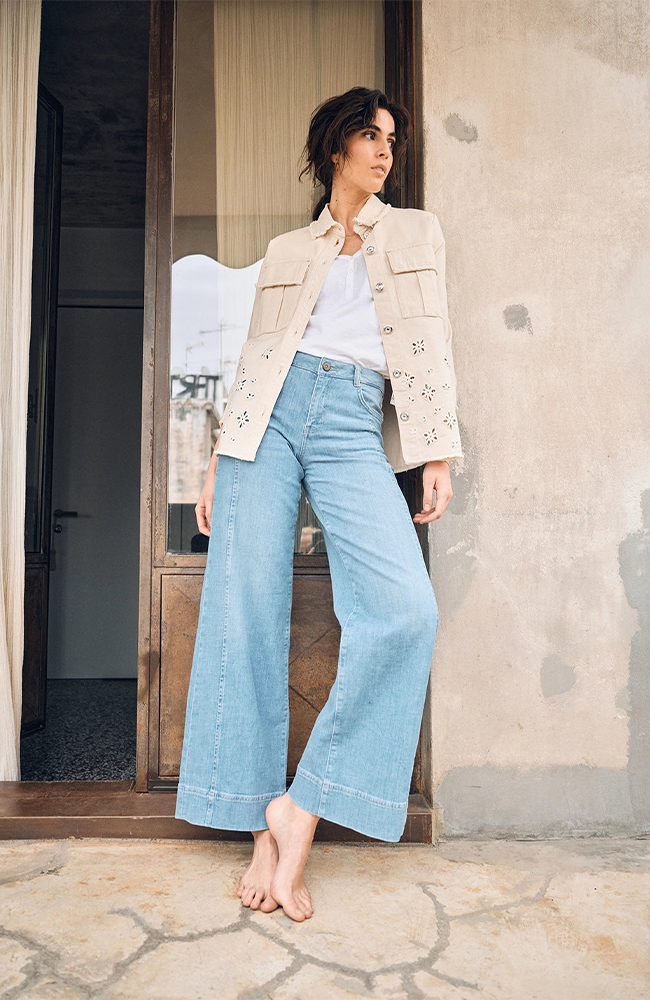 Reem Pincourt Jean - Light Blue