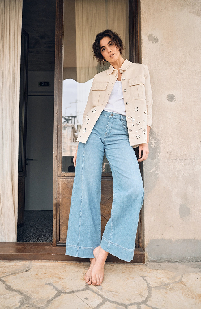 Reem Pincourt Jean - Light Blue