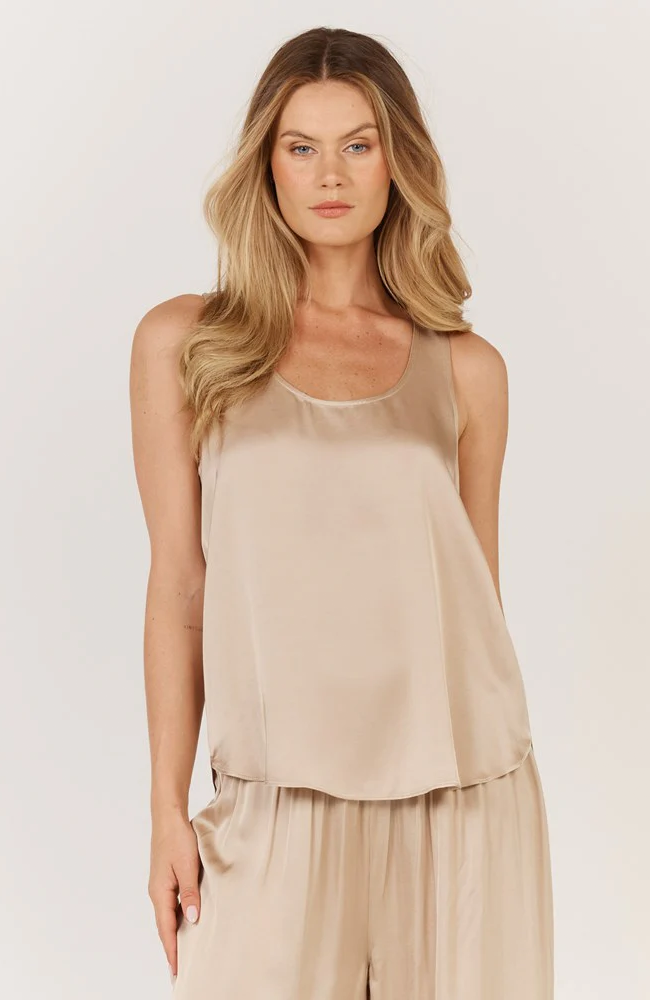 Dashing Tank - Champagne Gold