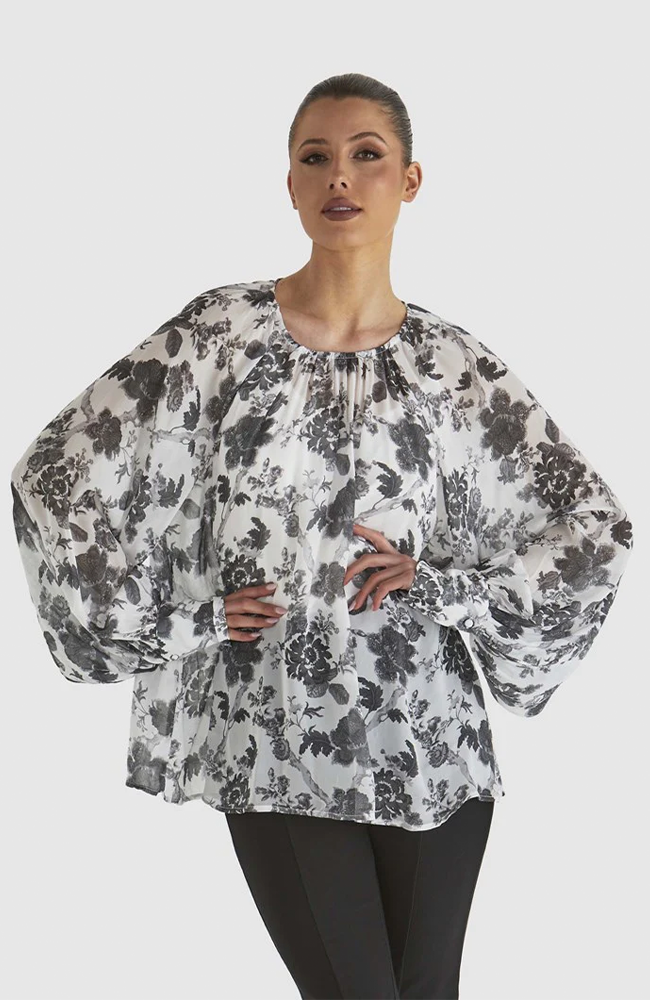 Say So Top - White Floral