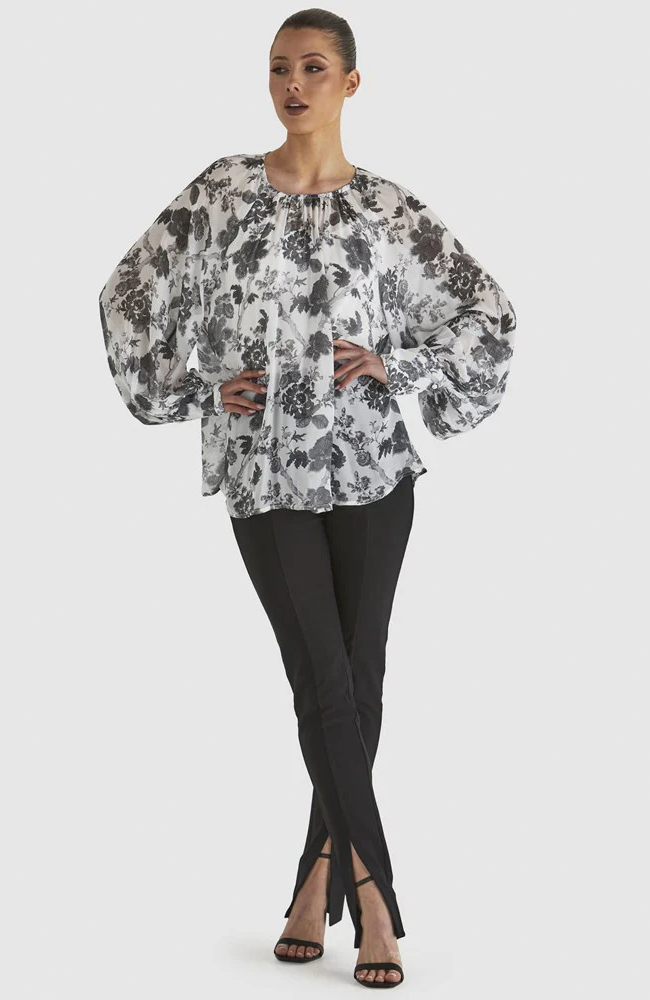 Say So Top - White Floral