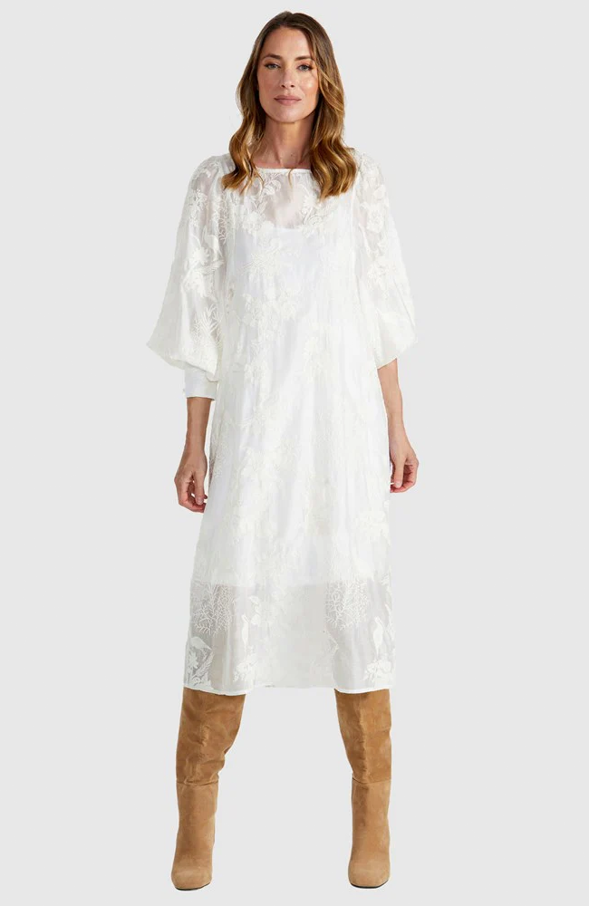 Aurora Dress - White