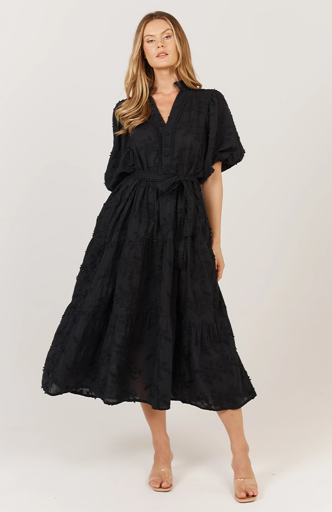 Gardenia Dress - Black