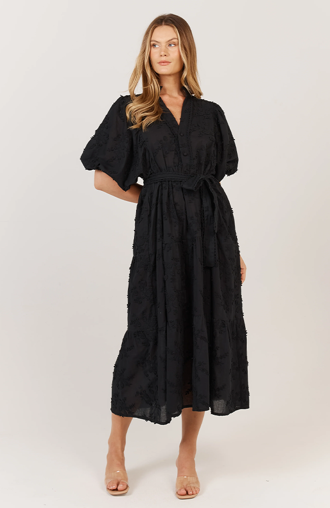 Gardenia Dress - Black