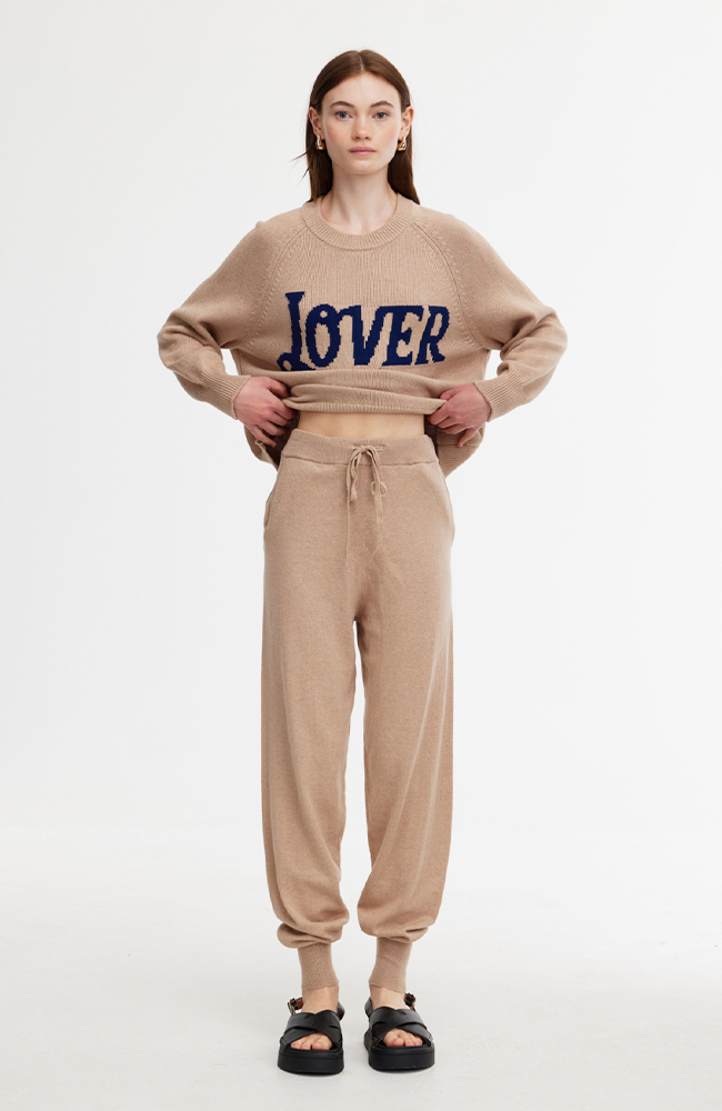 Eliza Knit Pant - Stone