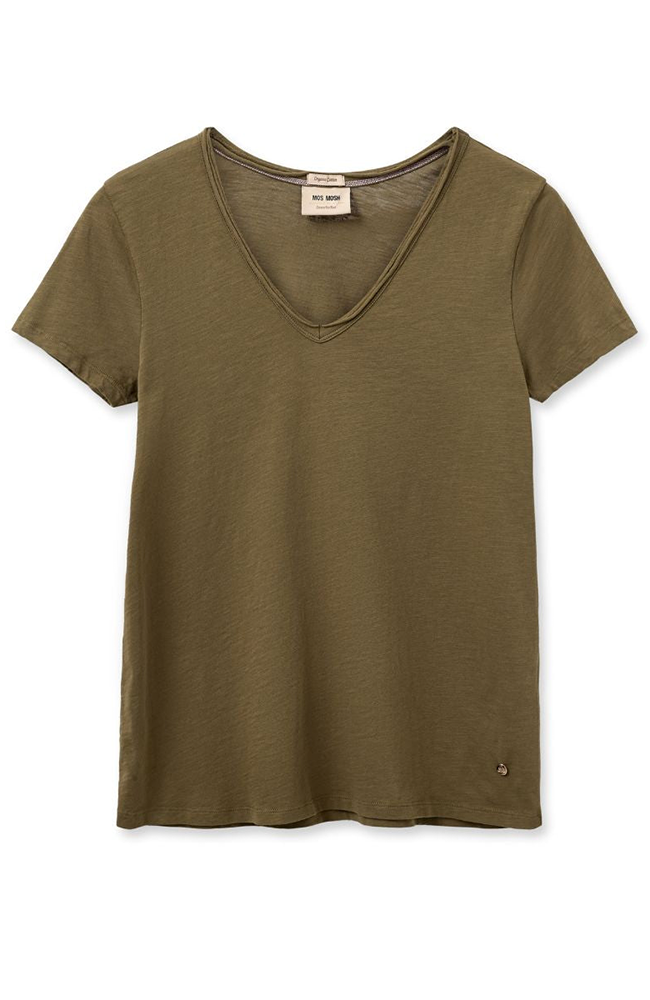 Tulli V-SS Everyday Tee - Burnt Olive