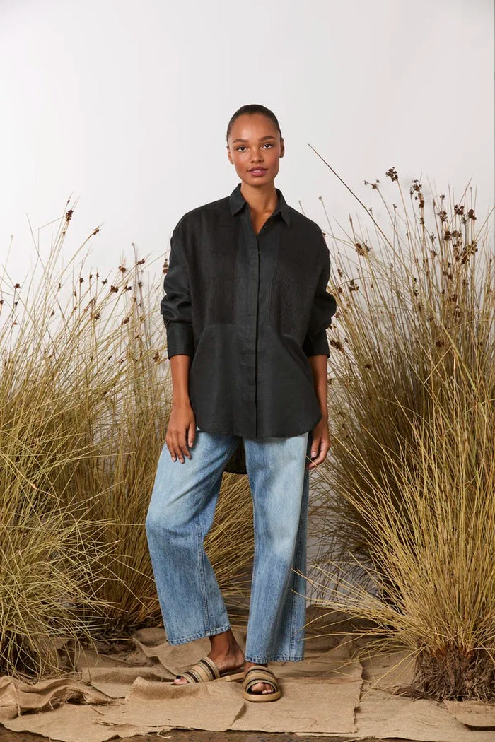 Bobby Pin Shirt - Black