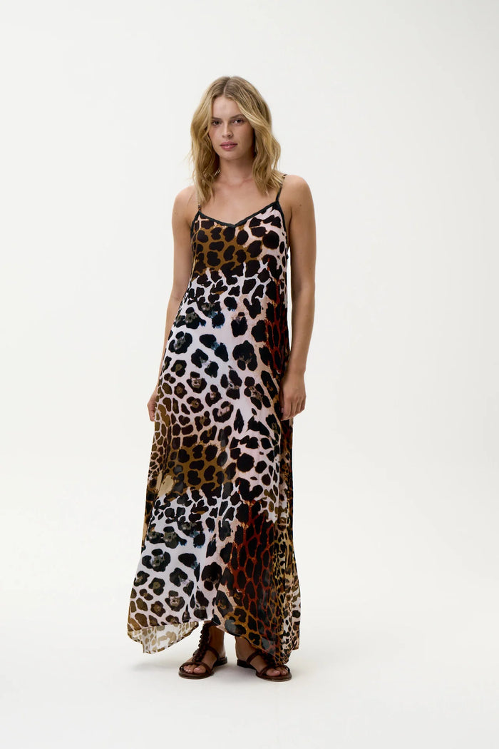 Antoinette Slip-Lipari/Viscose - Leopard