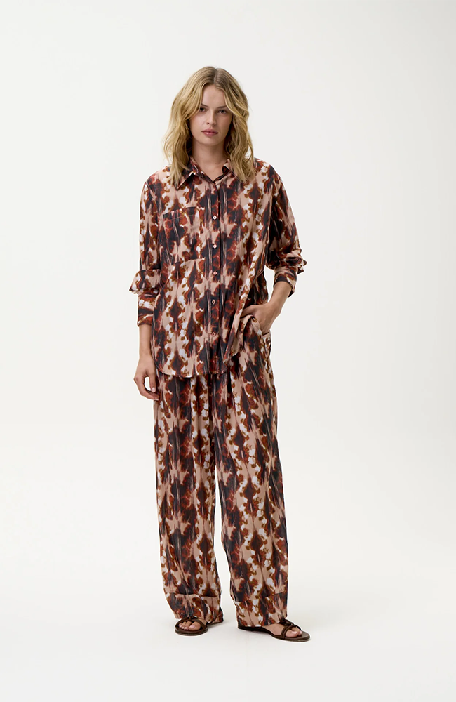 Claudia Shirt-MaIlorca/Sushi Voile - Mocha