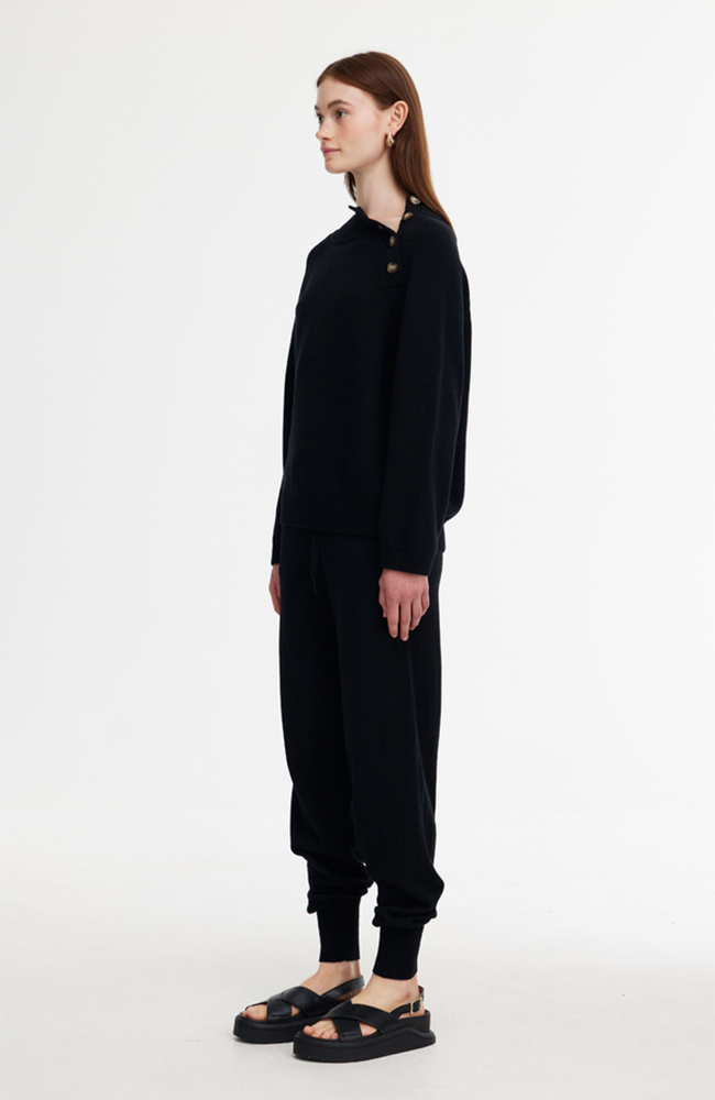 Eliza Knit Pant - Black