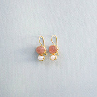 Cubism Earring - Guava
