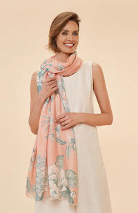 Printed Floral Jungle Scarf