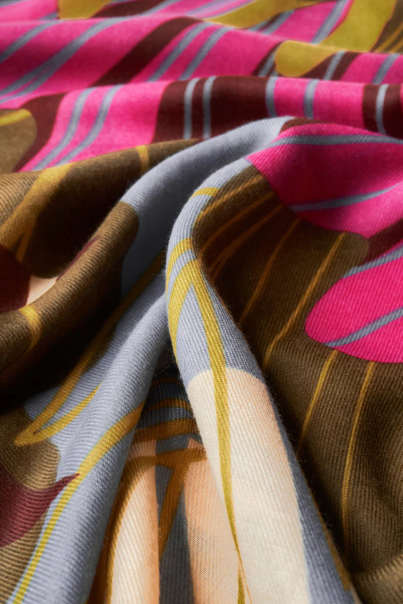 Print Scarf - Autumn Hedgegrow