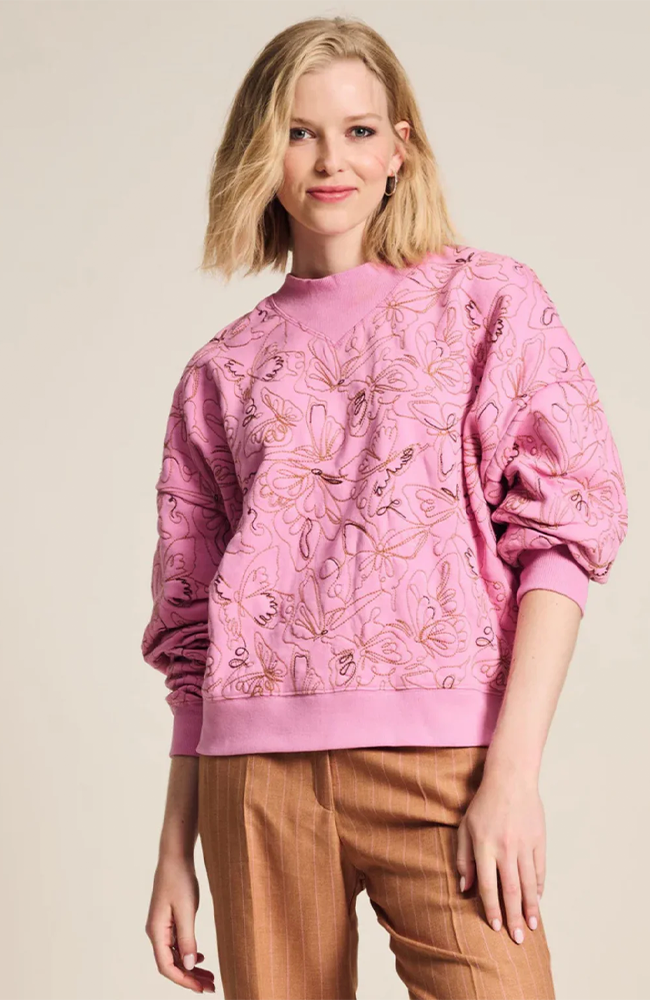 Butterfly Sweater - Rose Pink