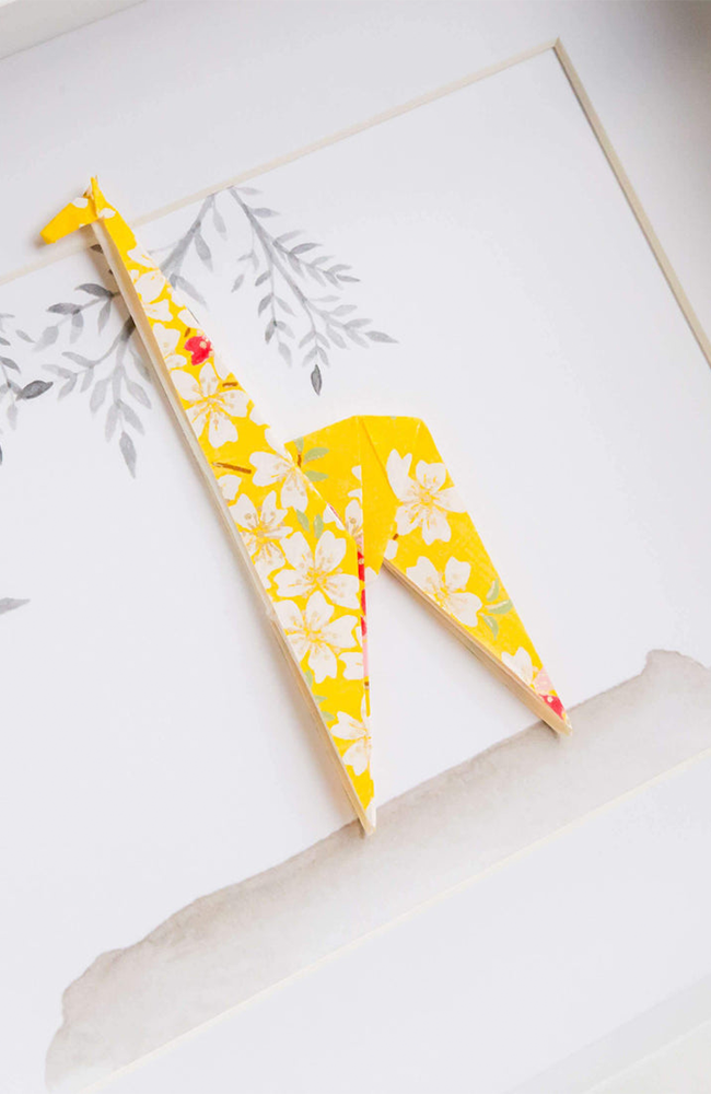 Giraffe White Frame Small