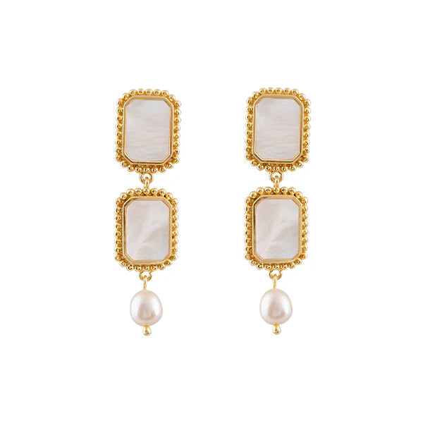 Elizabeth Earrings - Gold