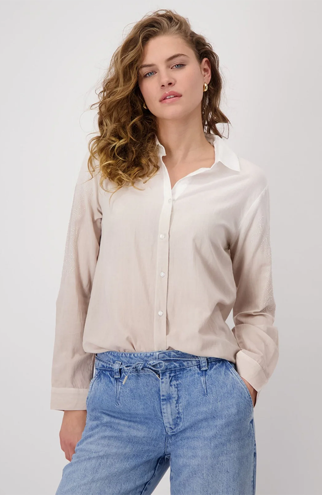 Blouse Batik Jewelry - Warm Sand