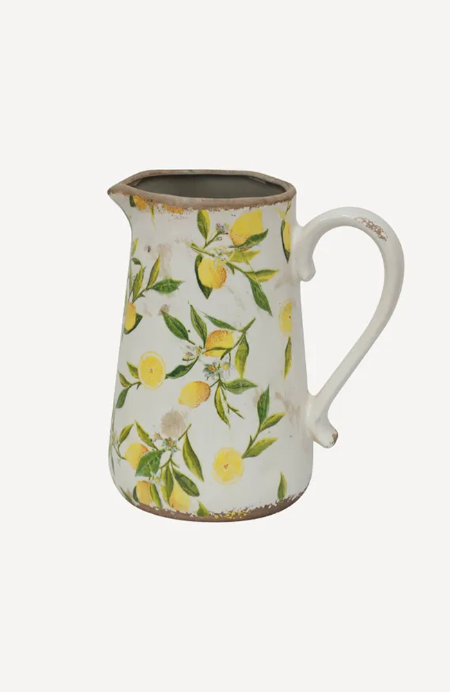 Botanical Lemon Jug - Tall
