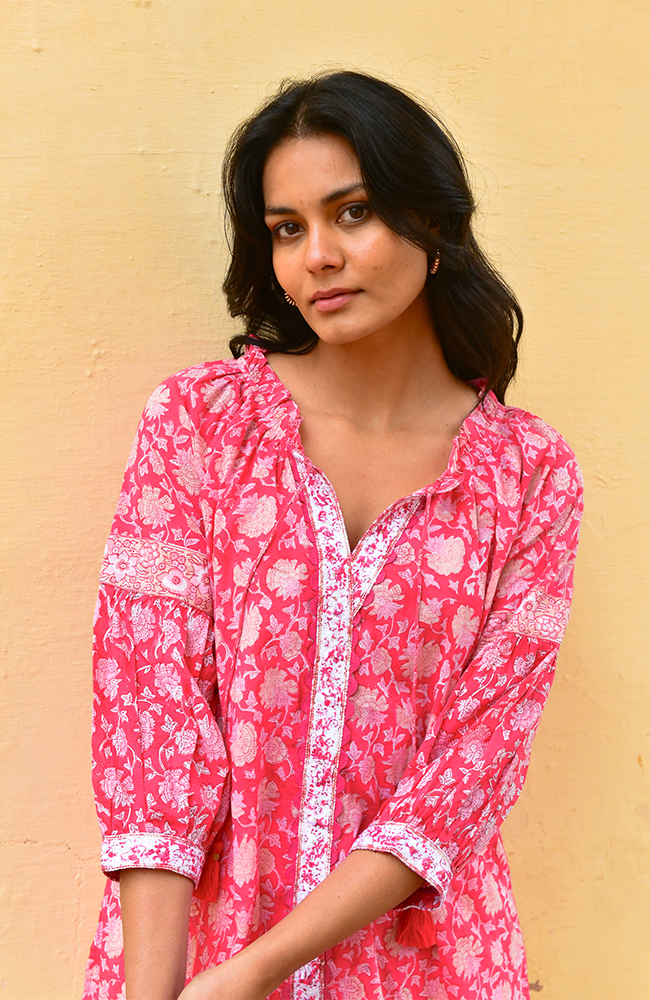 Cameilia Blouse - Cherry