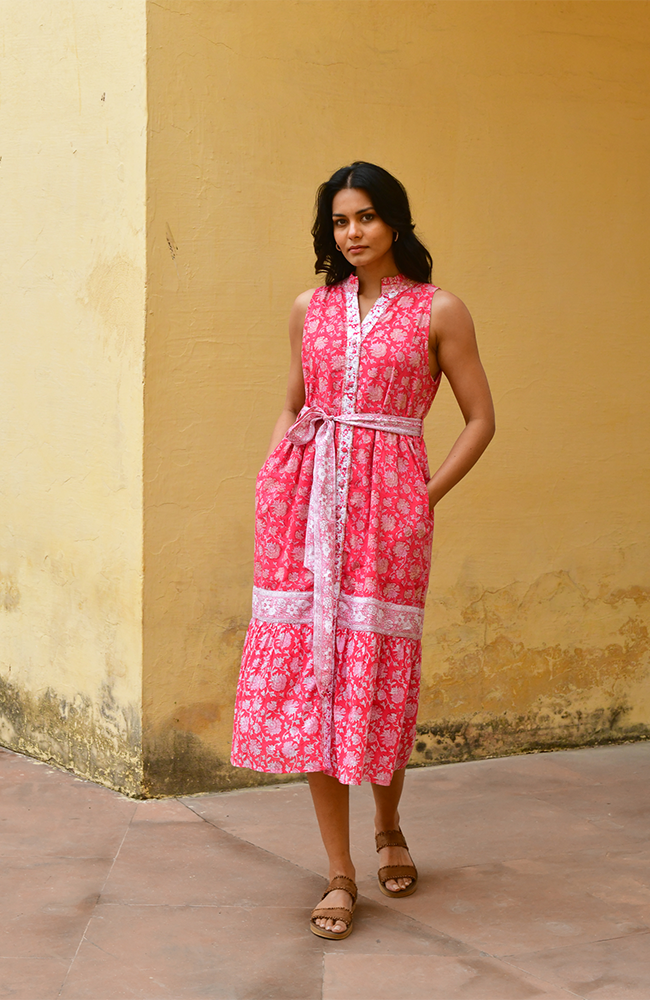 Cameilia Sundress - Cherry