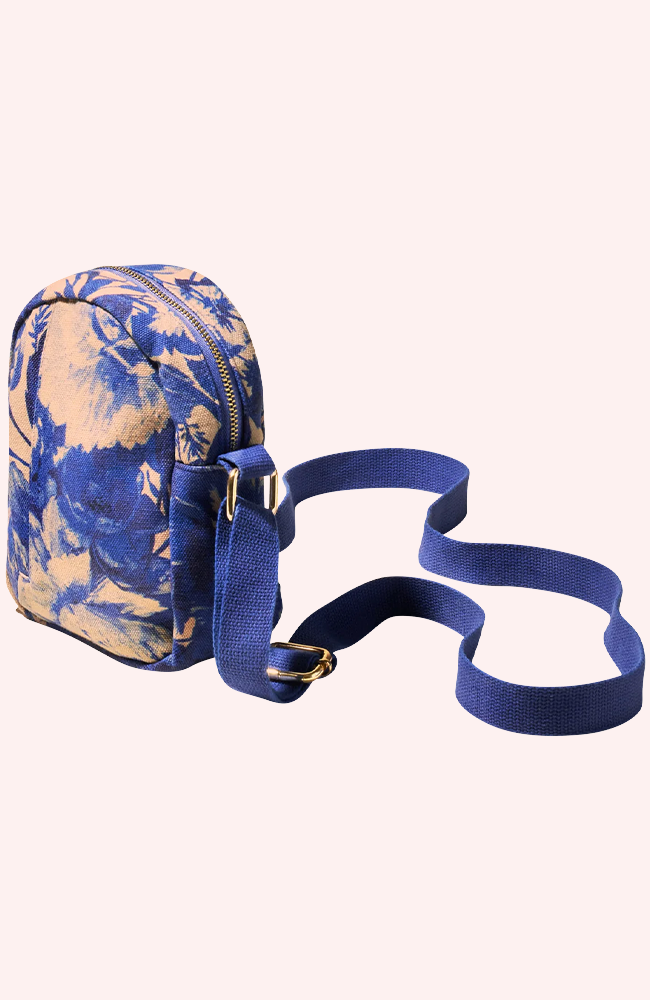 Canvas Out and About Bag - China Blue Blooms