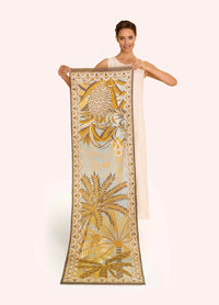 Cotton Scarf - Patterned Palms