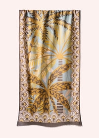 Cotton Scarf - Patterned Palms