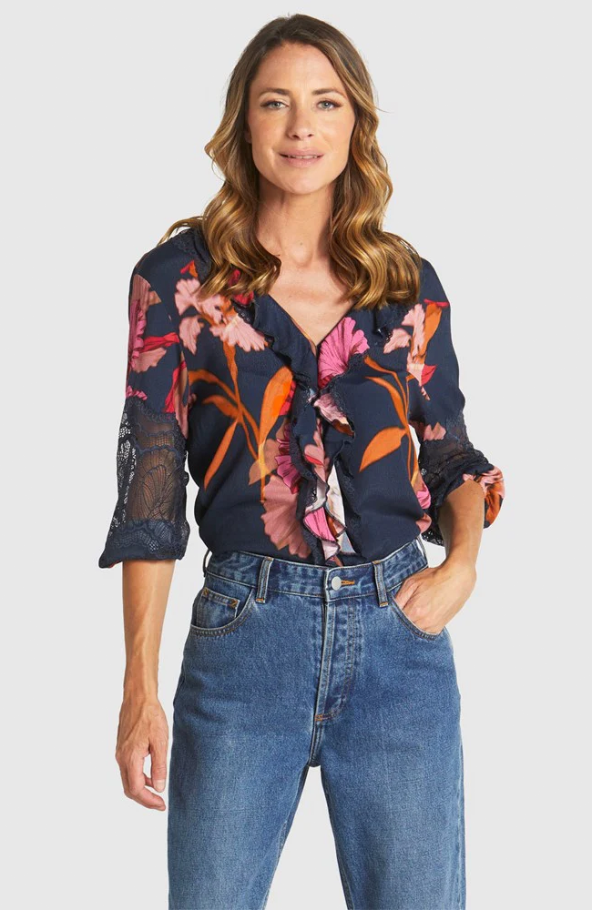 Captivation Shirt - Shadow Floral