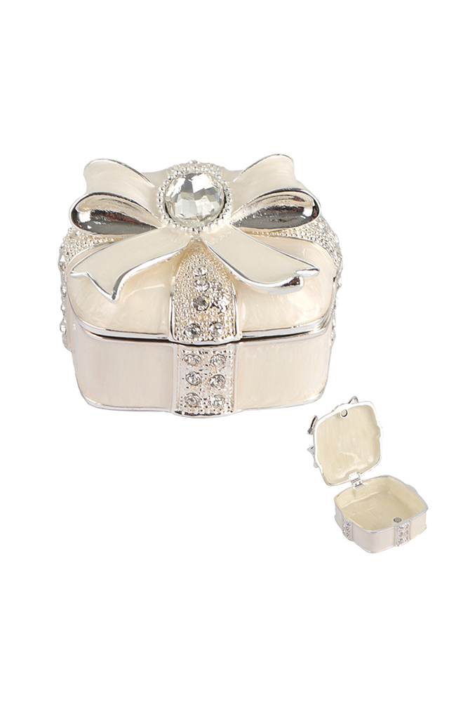 Sasha Enamel Bow Box
