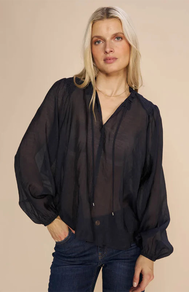 Eisa Blouse - Salute Navy