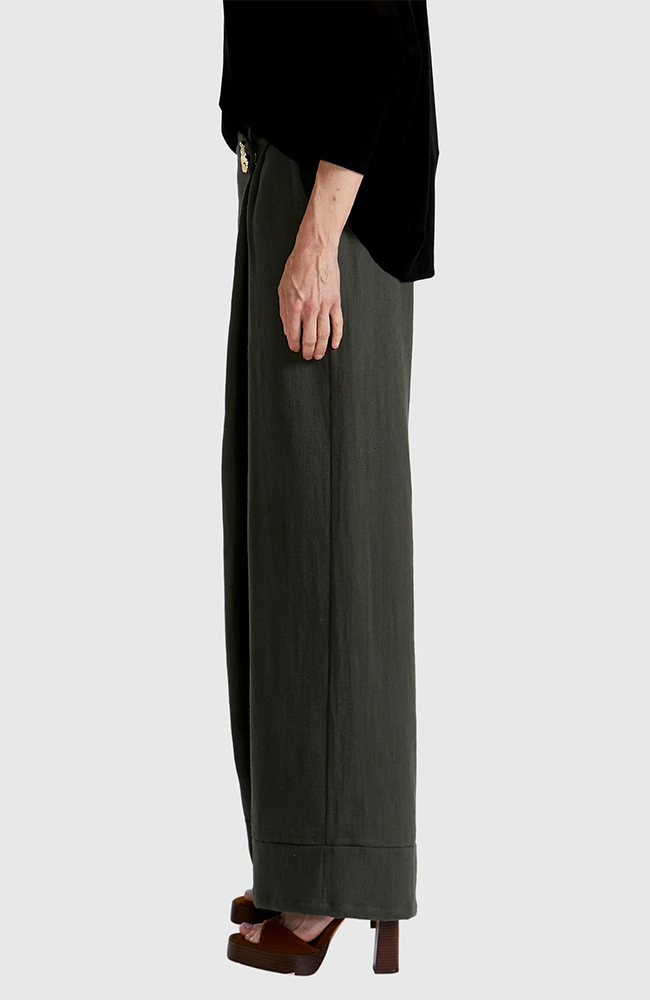 Muse Pant - Olive Green