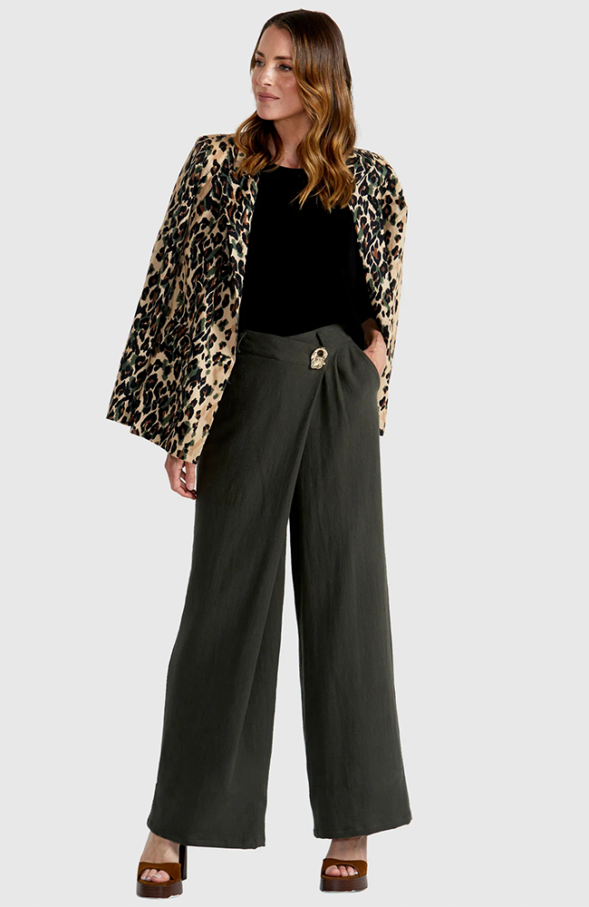 Muse Pant - Olive Green