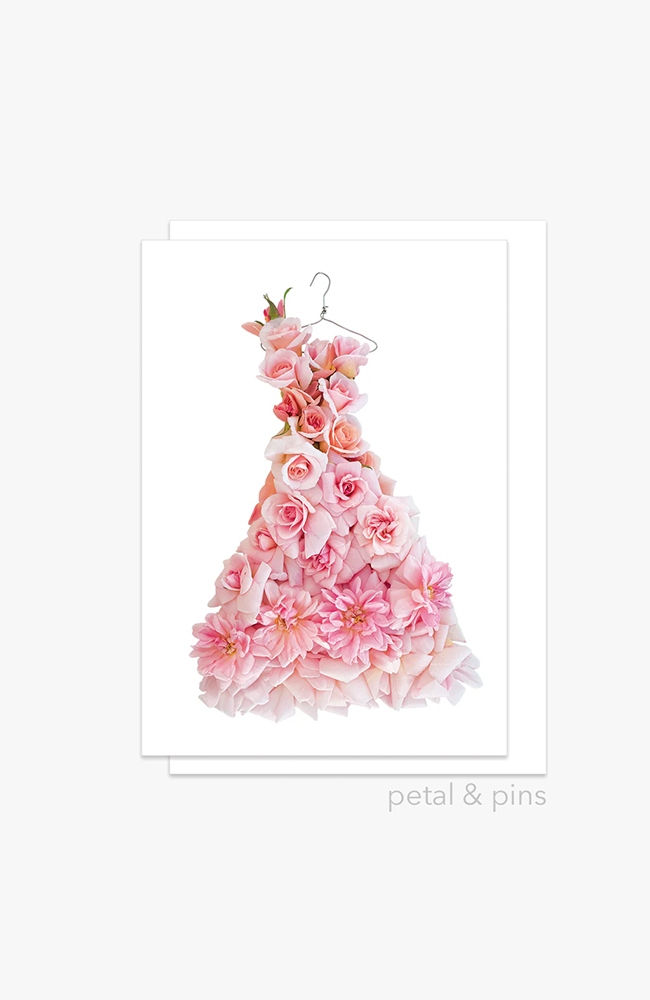Cécile Brünner Rose Dress Greeting Card