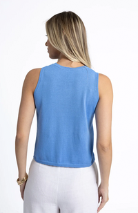Collete Tank - Corn Flower Blue
