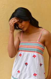 Hummingbird Swing Maxi Dress - Multi