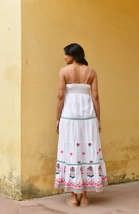 Hummingbird Swing Maxi Dress - Multi