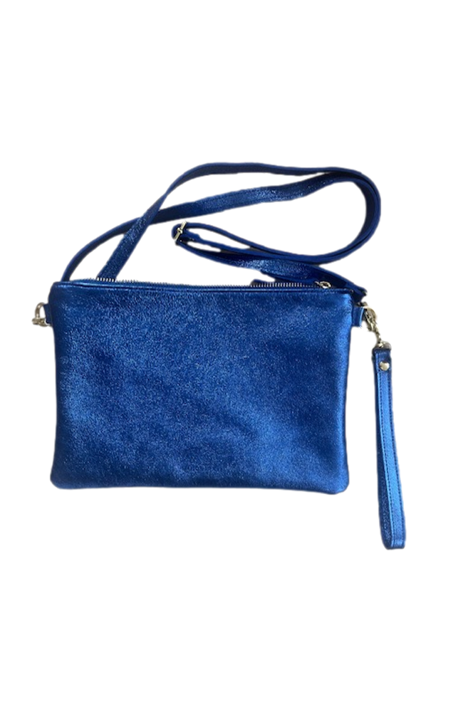 Crossbody/Clutch Bag - Electric Blue