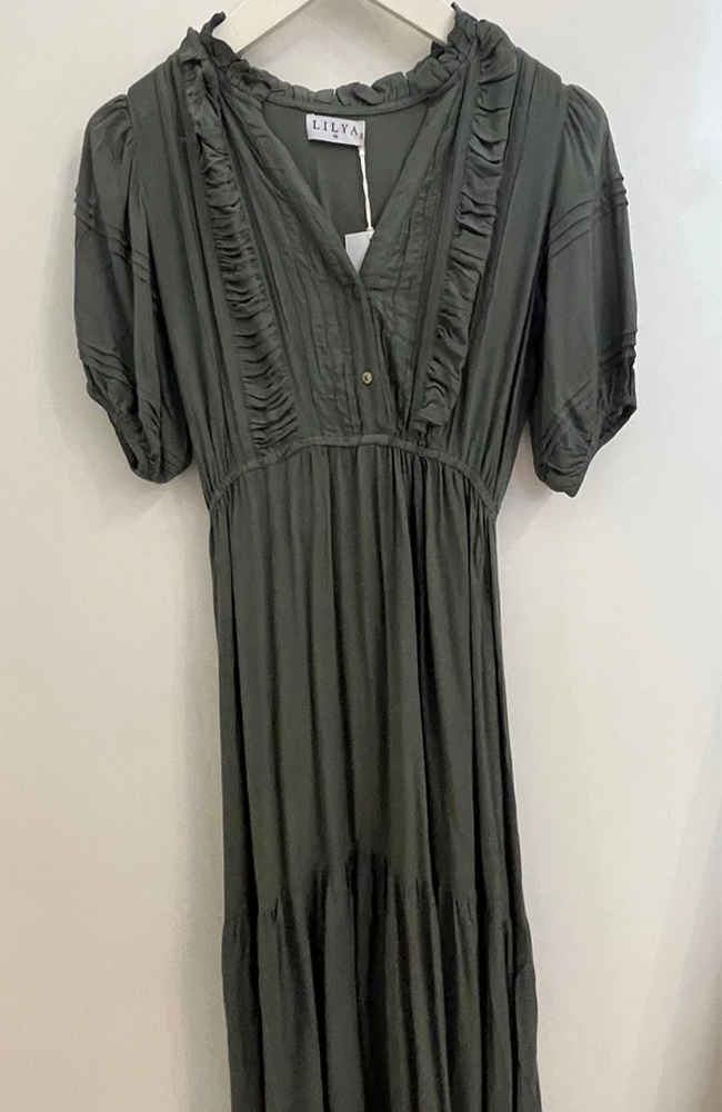 Taurus Dress - Forest Green