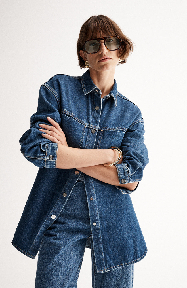 Odin Denim Shirt - Dark Indigo