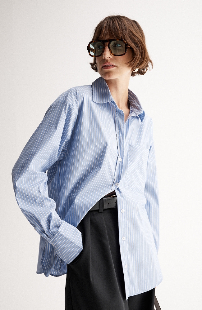 Darcy Shirt - Blue Stripe
