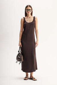 Mina Maxi Dress - Chocolate