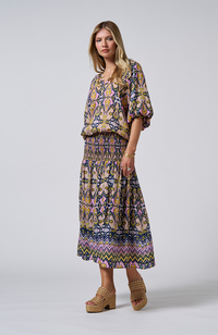 Mira Blouse - Indigo