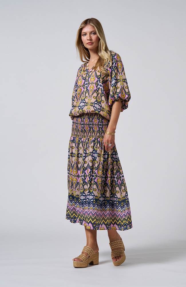 Mira Blouse - Indigo