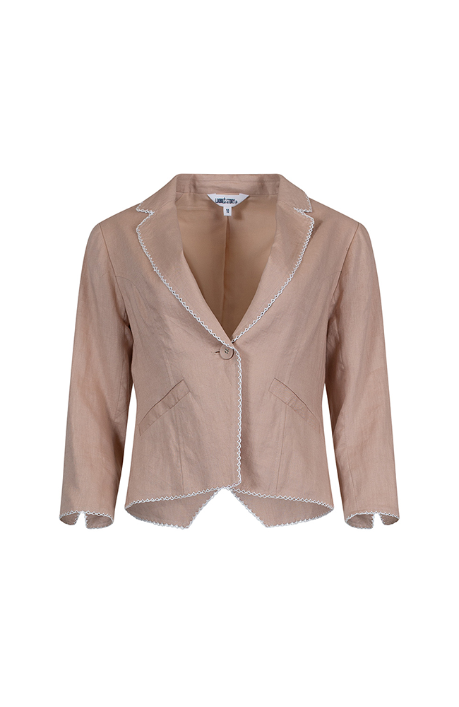 Viva Linen Jacket - Sand